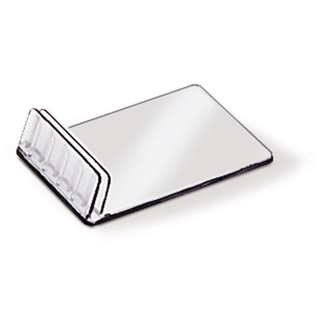 1-1/2" CLEAR MINI CARD HOLDER, ANGLED - Braeside Displays