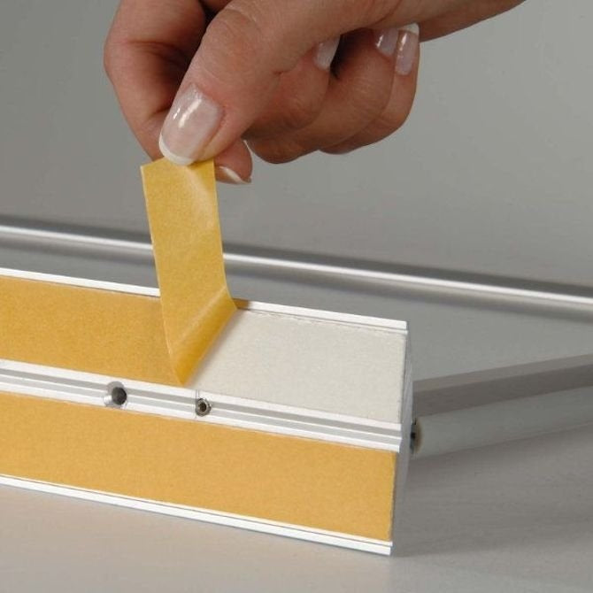 11" X 8.5" COUNTERTOP SLIDE-IN ALUMINUM SIGN FRAME, BLACK - Braeside Displays