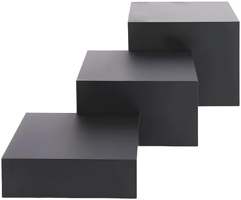 3-Piece Cube Nesting Set with Hollow Bottoms