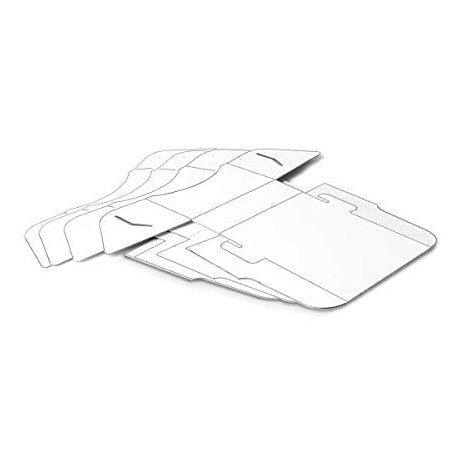 DisplayBug Corrugated Trifold Brochure Holder, 4" Wide, Ships Flat (Pack of 50) - Braeside