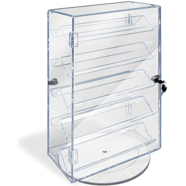 Acrylic Double Door Rotating Case