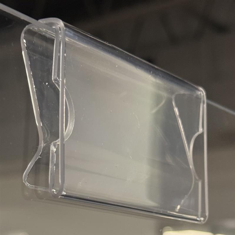 3 1/2" Clip on Sneeze Guard Sign Holder