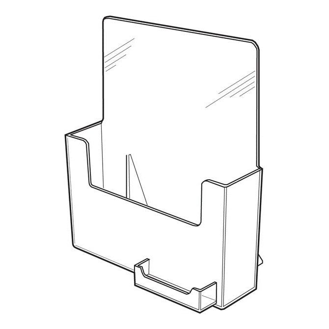 Catalog Holder with Business Card Pocket Braeside Displays