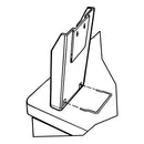 SINGLE POCKET INTERLOCKING TRI-FOLD HOLDER - Braeside Displays